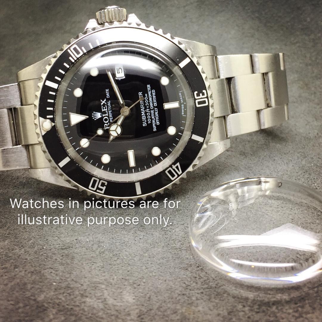 Rolex Submariner 16800 16610 Dial Crystal Dome Plastic Replacement New