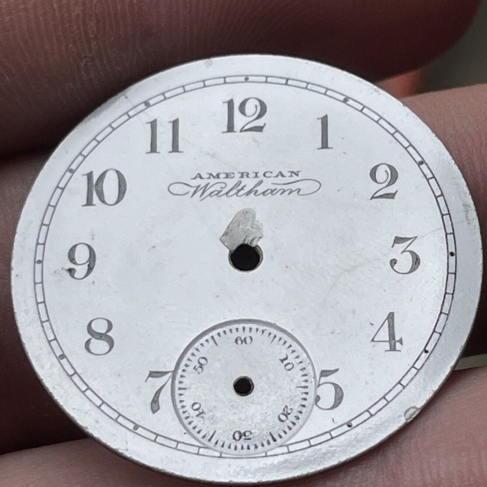 VTG Waltham Watch Co. American Watch Face