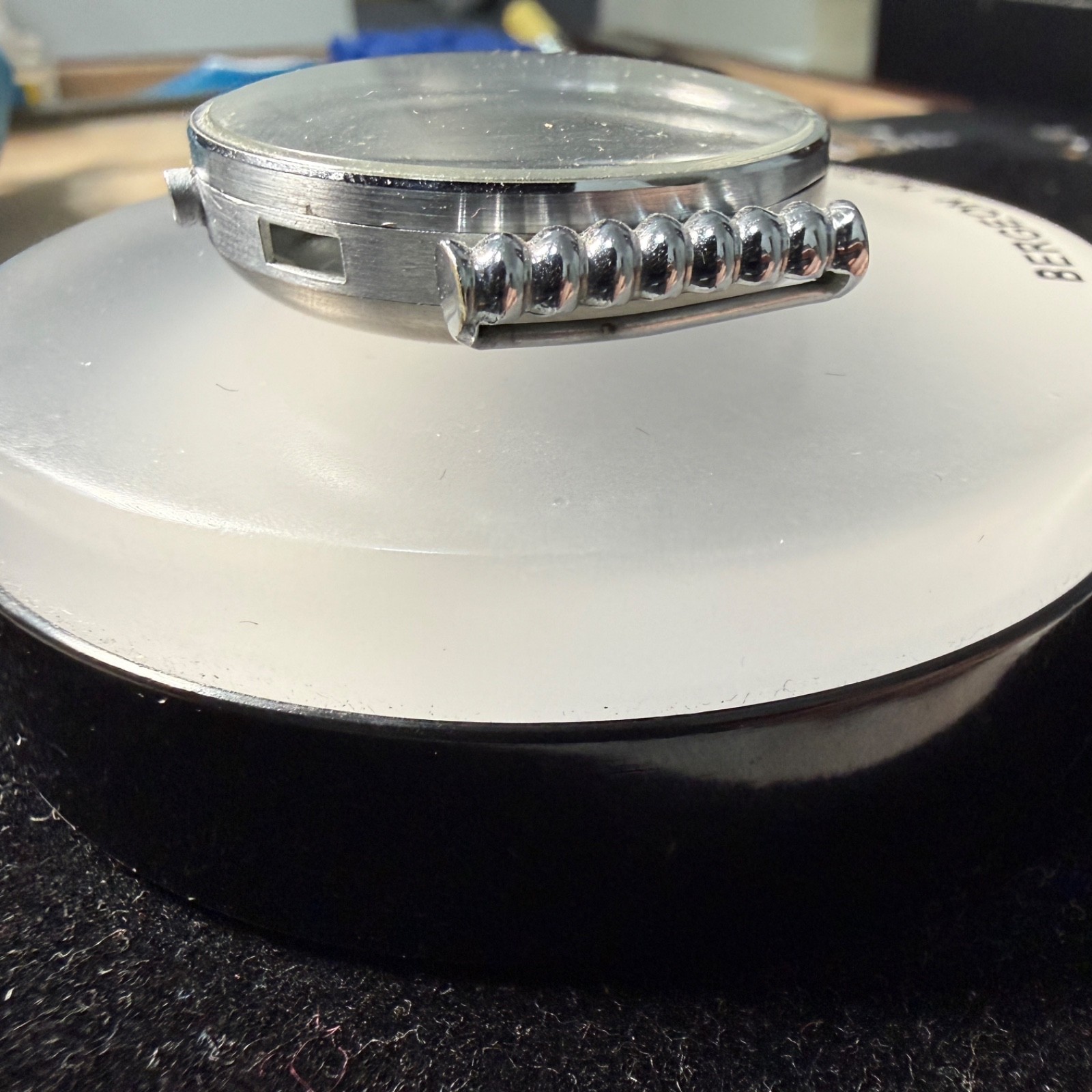 Generic Chrono Watch Case Ref: 290565 36mm Steel with Original Glass