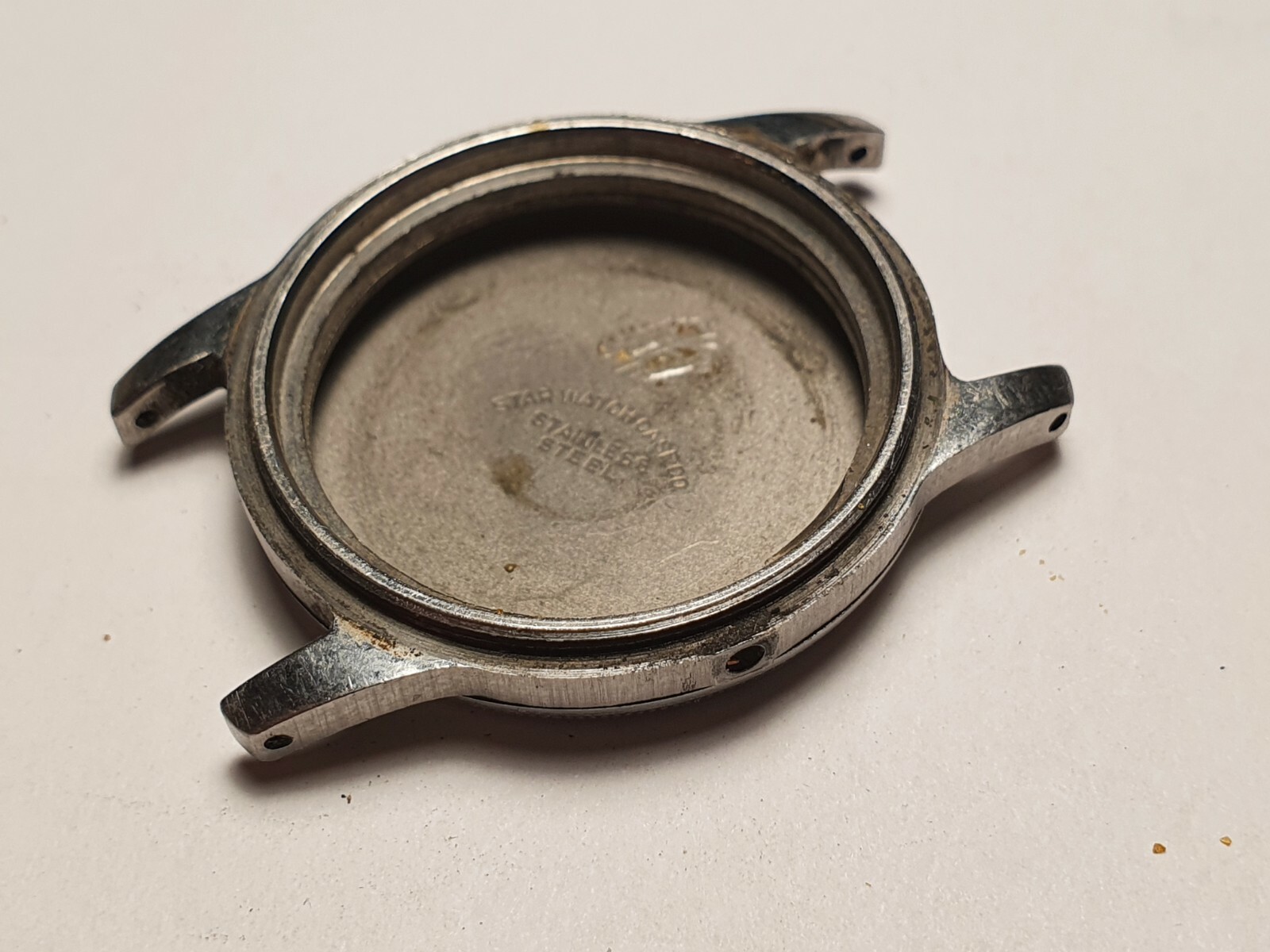 Vintage Korean War Waltham 1950’s Military A-17 watch CASE ONLY mid and back