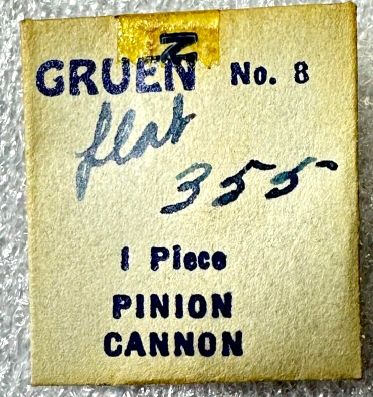 Gruen FACTORY EB240 CAL355F FLAT PINION WATCH REPAIR PART NEW OLD STOCK WP1