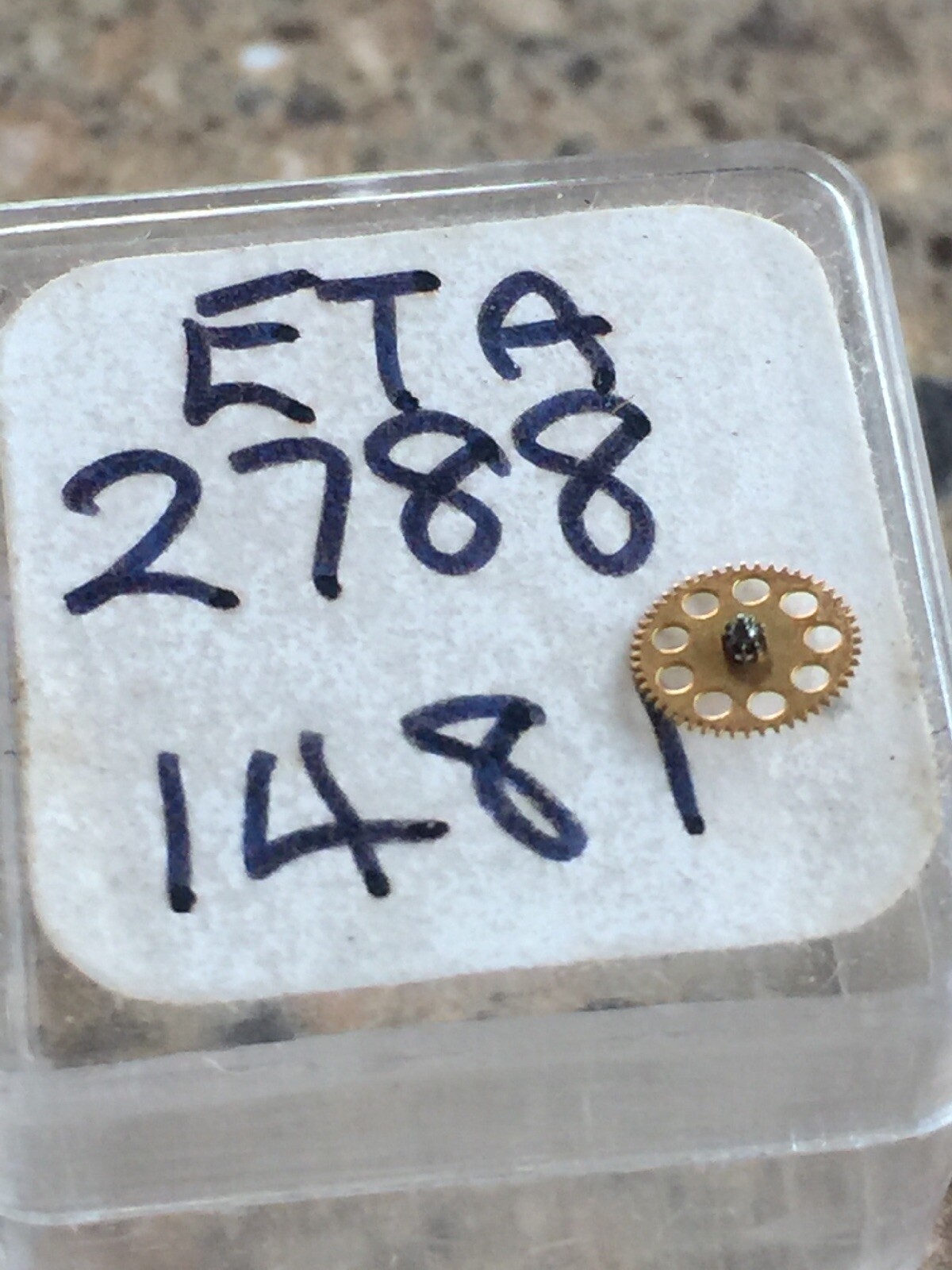 ETA 2770 Automatic Reduction Wheel New Unused Part 1481
