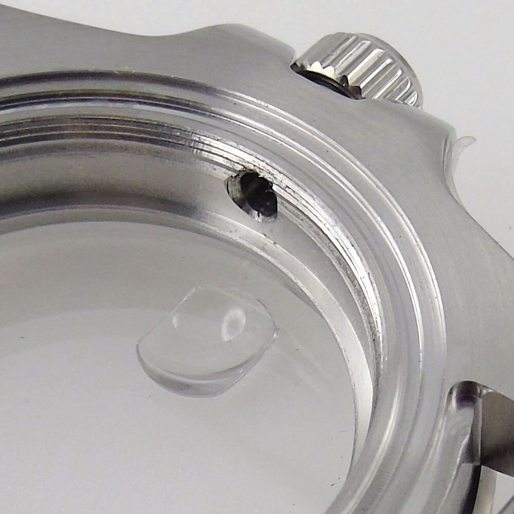 20atm 40mm Sapphire Glass Steel Chapger Ring Watch Case Fit NH34 NH35 NH36 2824