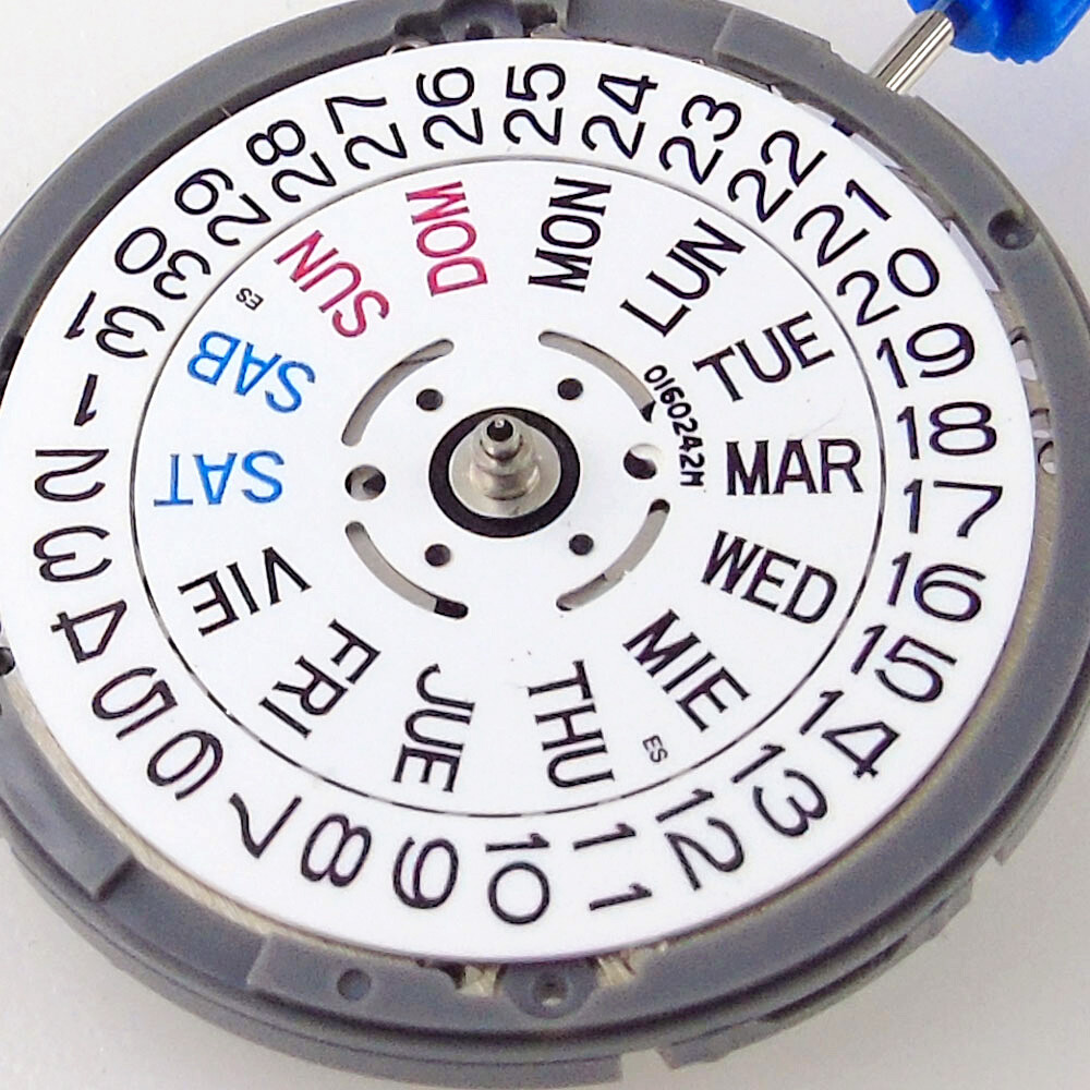 English SPANISH NH36 NH36A mechanical auto movement 3 o’clock/3. 8 o’clock Crown