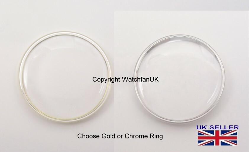 Tissot Seastar T12 Crystal Plexiglass With Tension Ring Gold/Silver