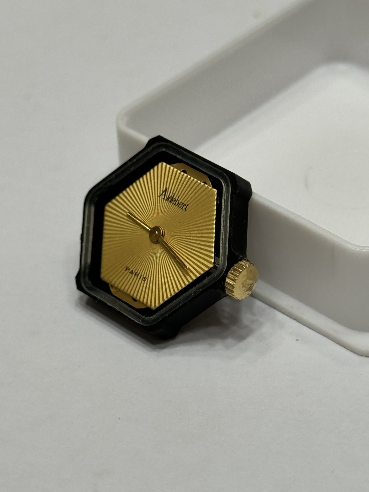 Dial 7 Movement Quartz Eta 280.002 Swis Made 5 Jewels Aldebert Paris Running