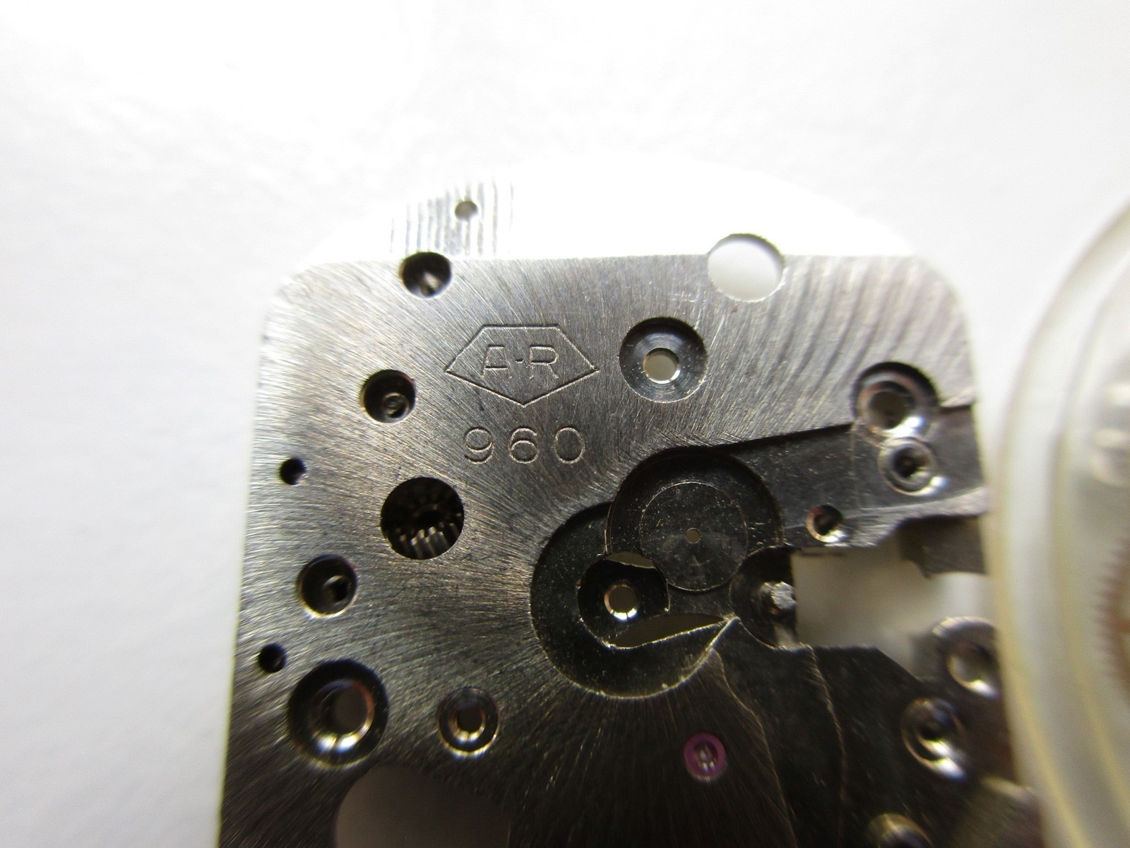 Enicar AR cal. 960 disassembled Swiss watch movement – for parts