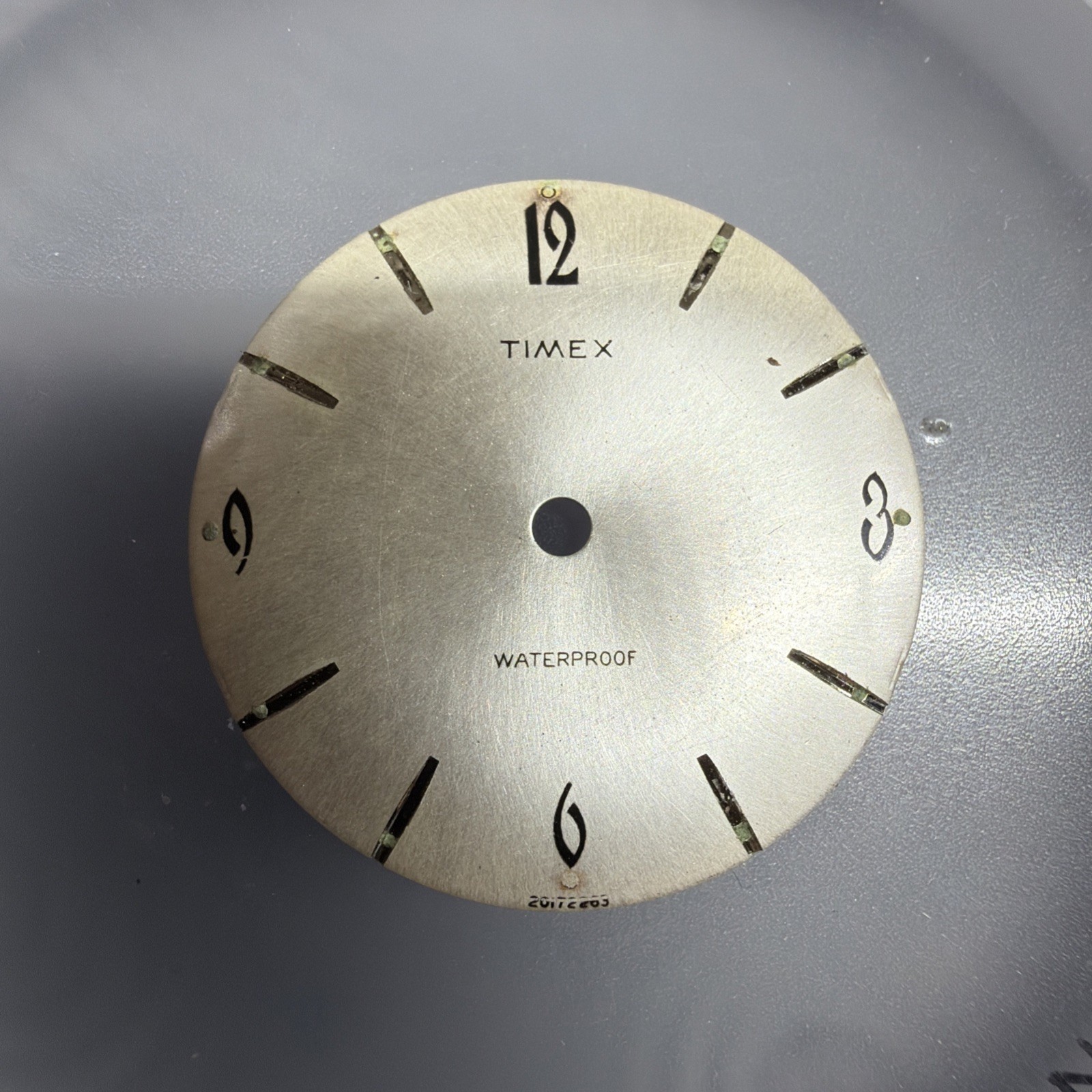 Timex Marlin 1963 Vintage Men’s Silver Watch Dial 20172263 (Dial Only) 29mm