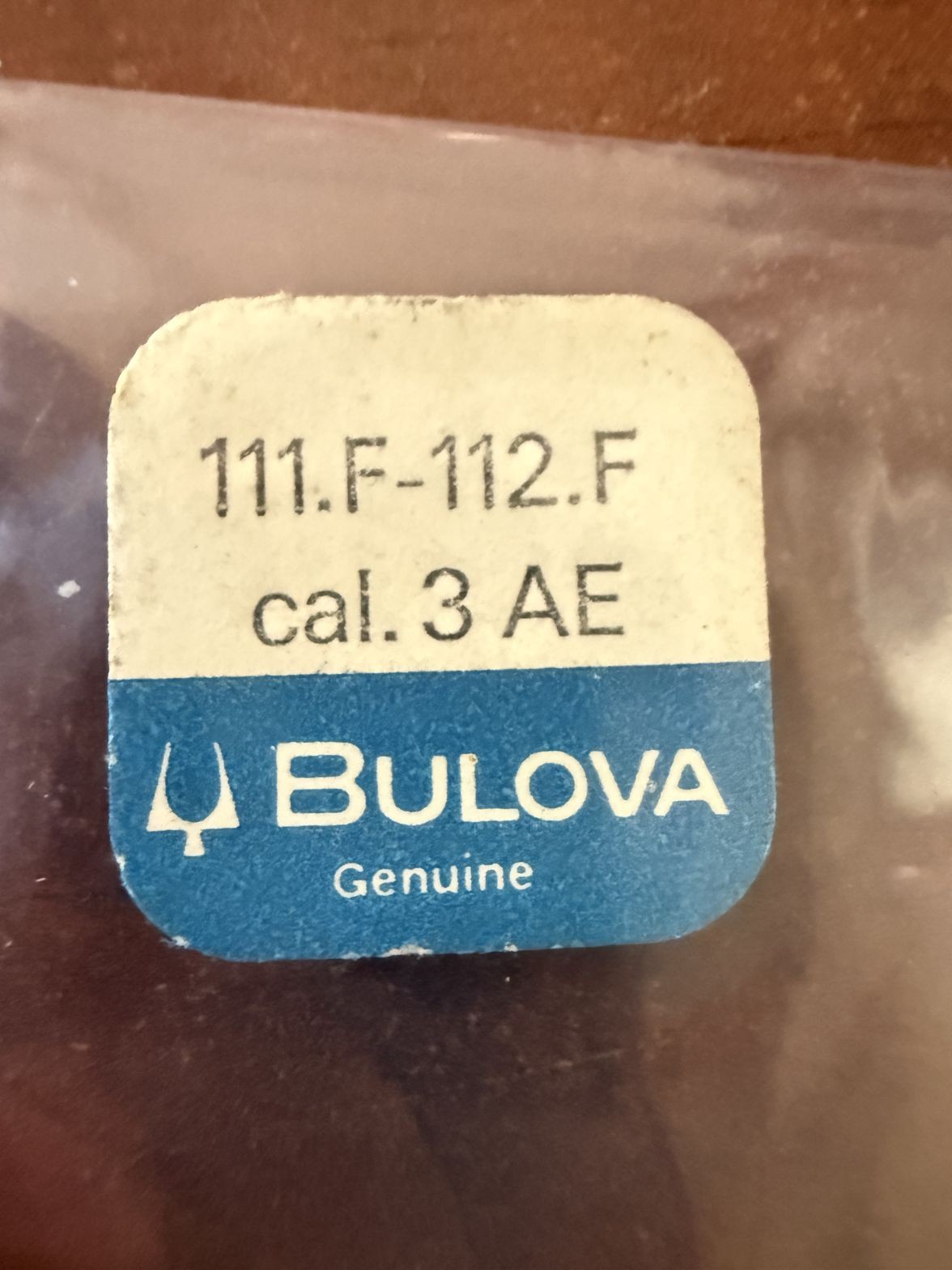 Bulova 3AE Upper & Lower Shock Resistant Spring #111F-112F NOS Genuine Vintage W