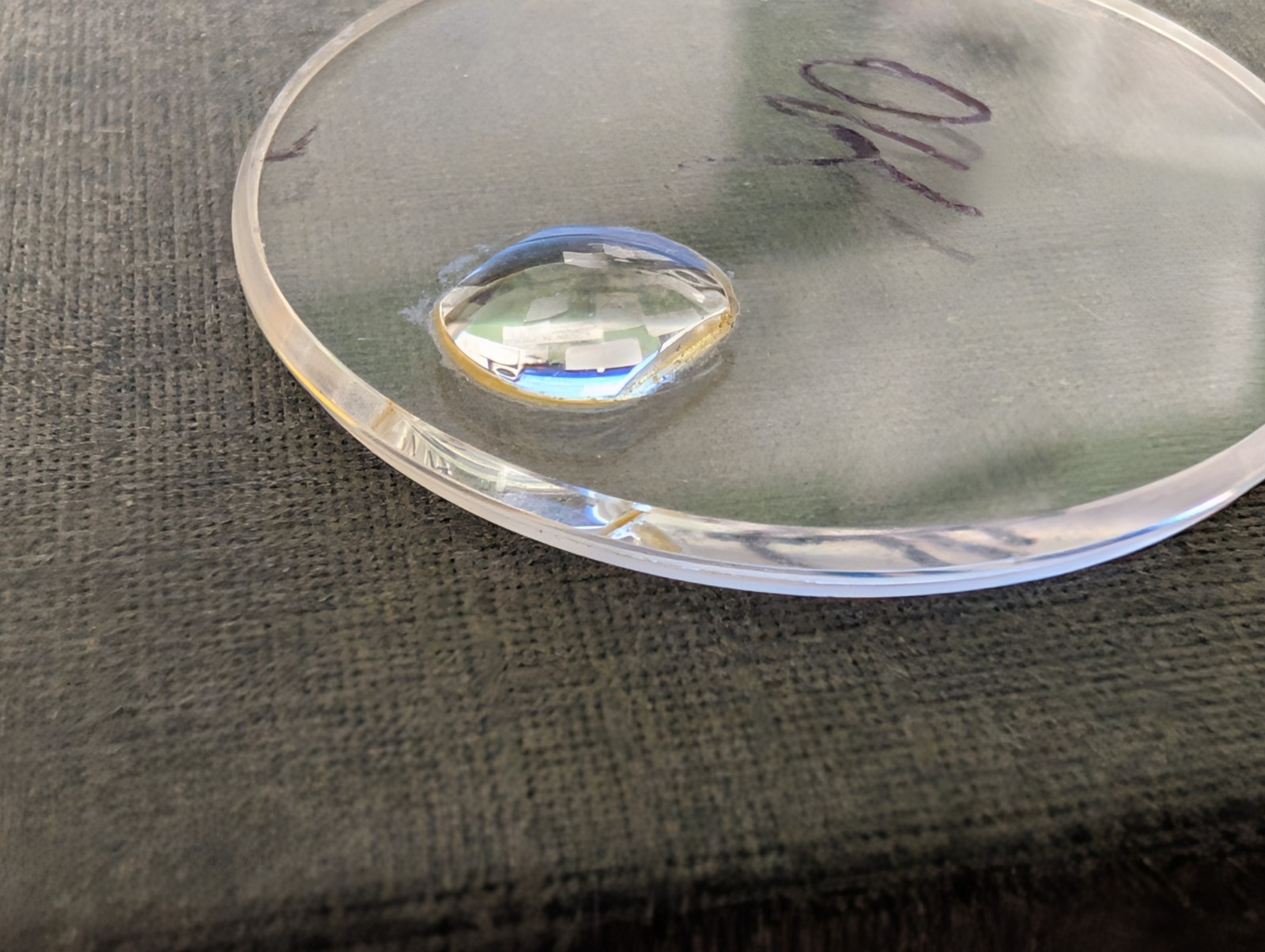 Genuine Rolex Sapphire Cyclop Crystal 25-295C 16233 WITH Loupe NO LEC (Laser Etc