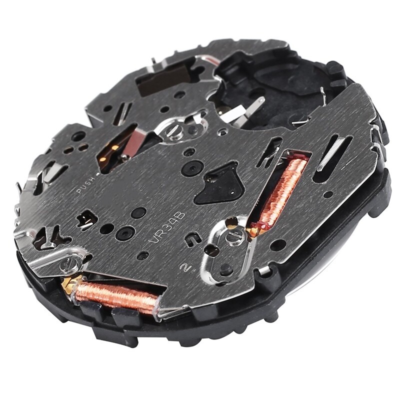 Watch Movement Repair Parts for VR34 Quartz Watch Movement 2/6/10 Date at 4