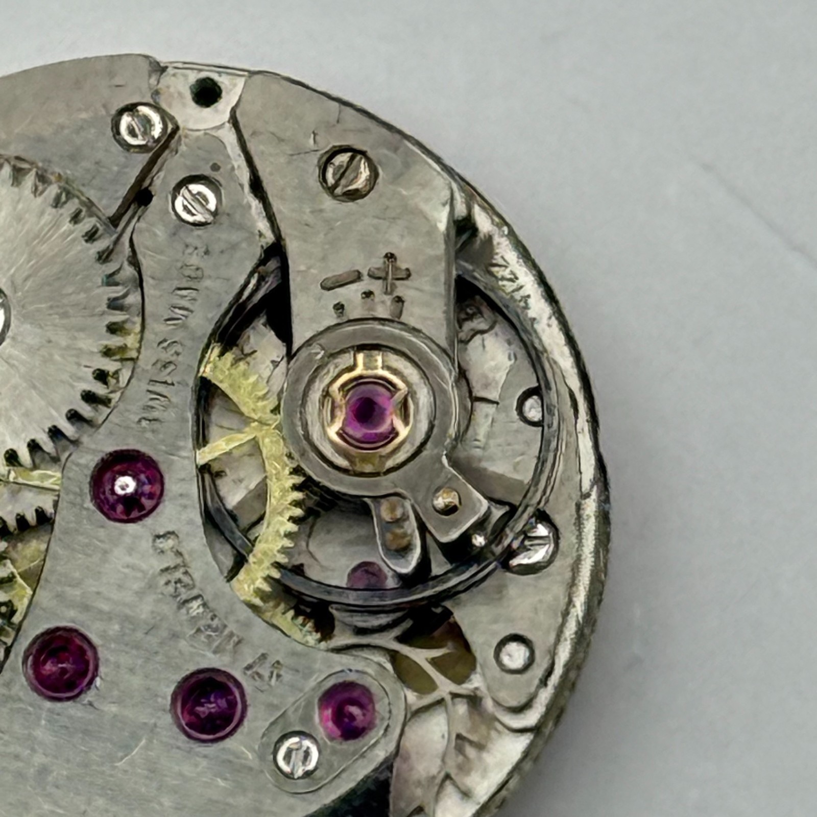Felsa 4122 Watch Movement Garrard 17Jewels Swiss Manual Wind Parts Repair 17.5mm