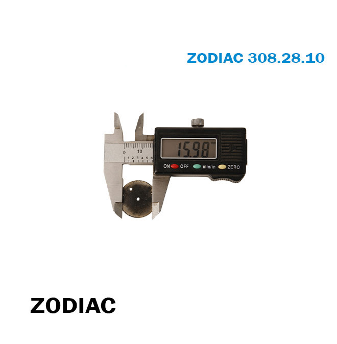ZODIAC 308.28.10 Dial-Swiss Watch Movement-Black-Date At3-Professional-200 Meter