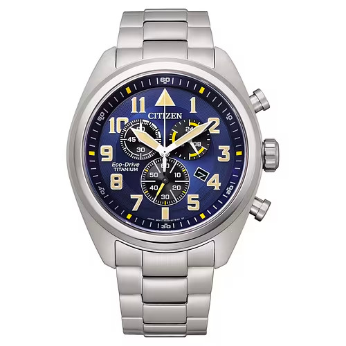 Citizen AT2480-811 Super Titanium Eco-Drive Chrono Men’s Watch