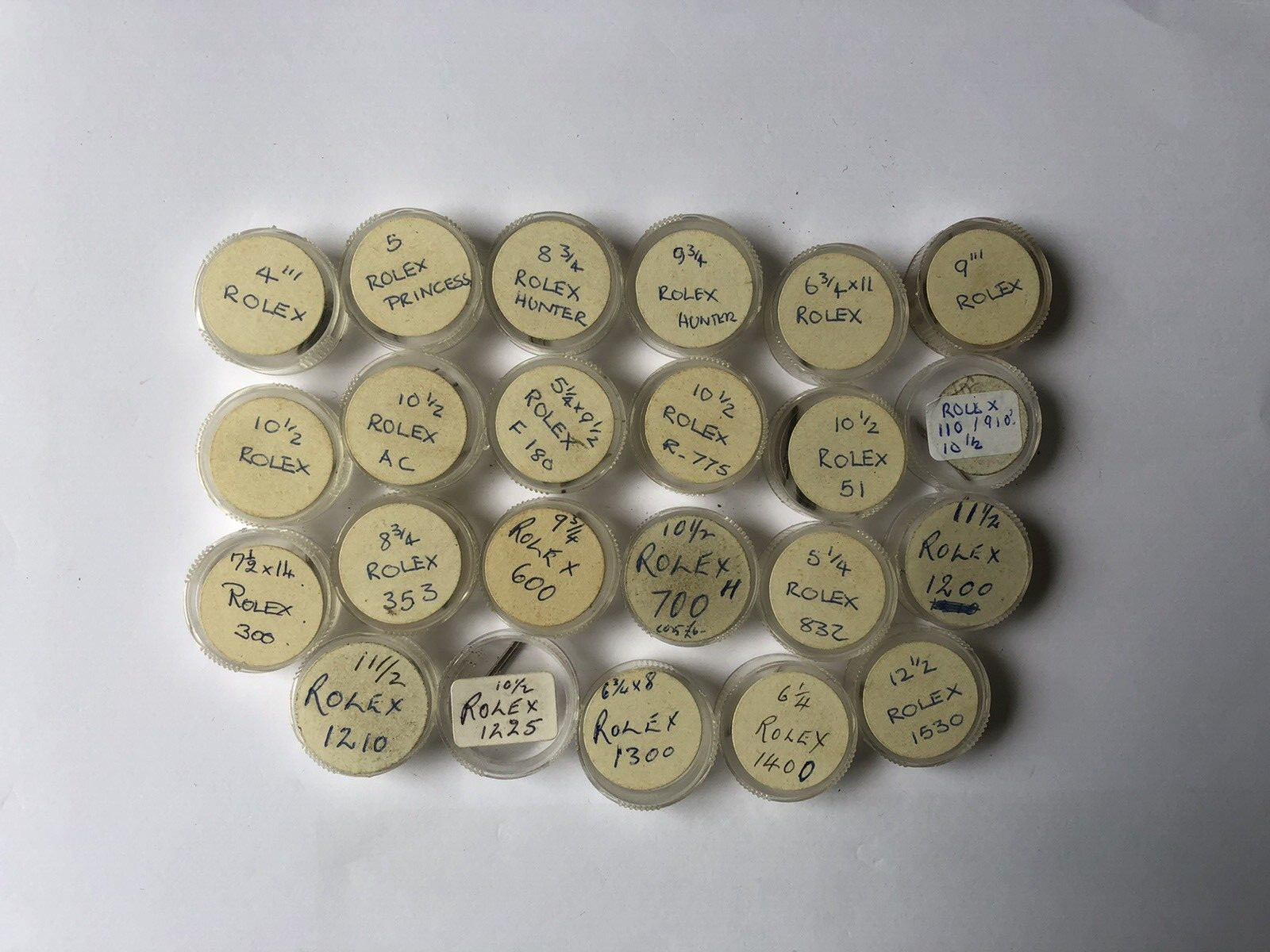 Rolex watch stems NOS see photos for details and ref. numbers.