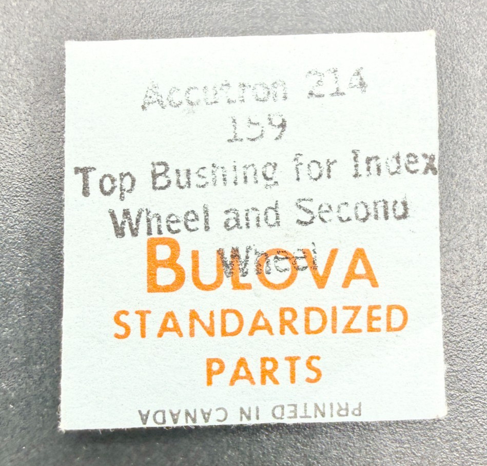 NOS Accutron 214 Top Bushing for Index and Second Wheel Watch Part