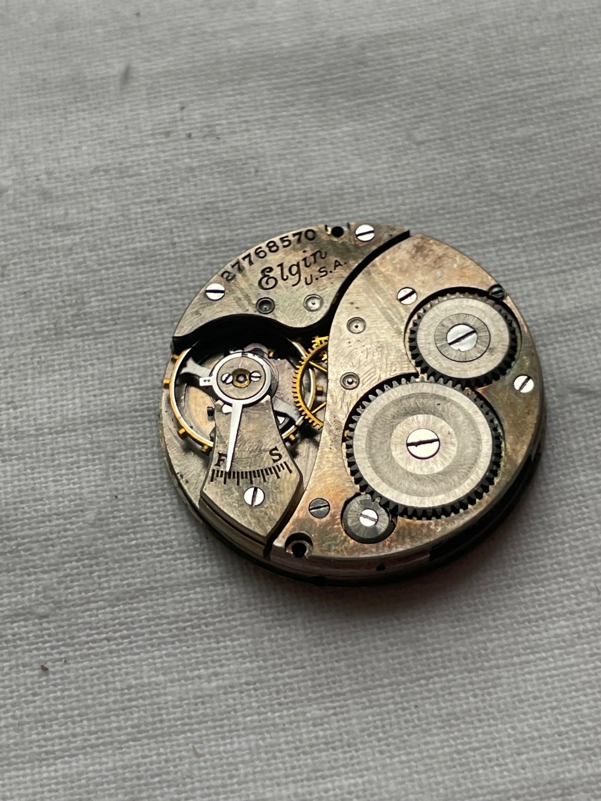 Elgin 6/0s grade 430 – movement for mens watch AS IS, lot 0306