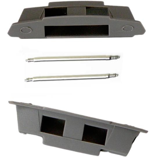 Genuine New CASIO WAVE CEPTOR WVQ-M410D WVA-M640D End Piece Cover + Spring Bars