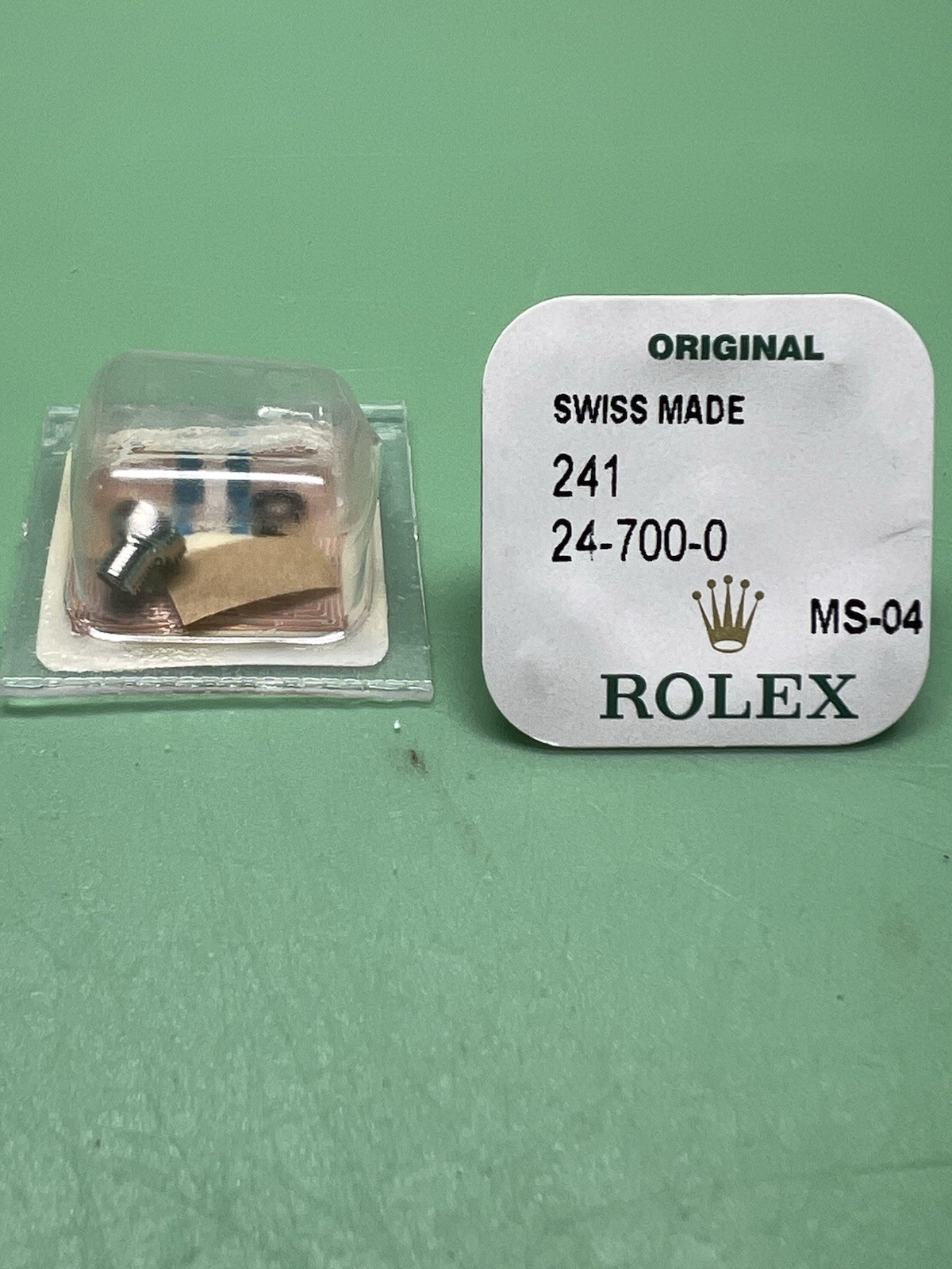 Rolex 24-700 & 24-7000 Crown & Case Tube Submariner Blister NOS 5512, 5513, 1680