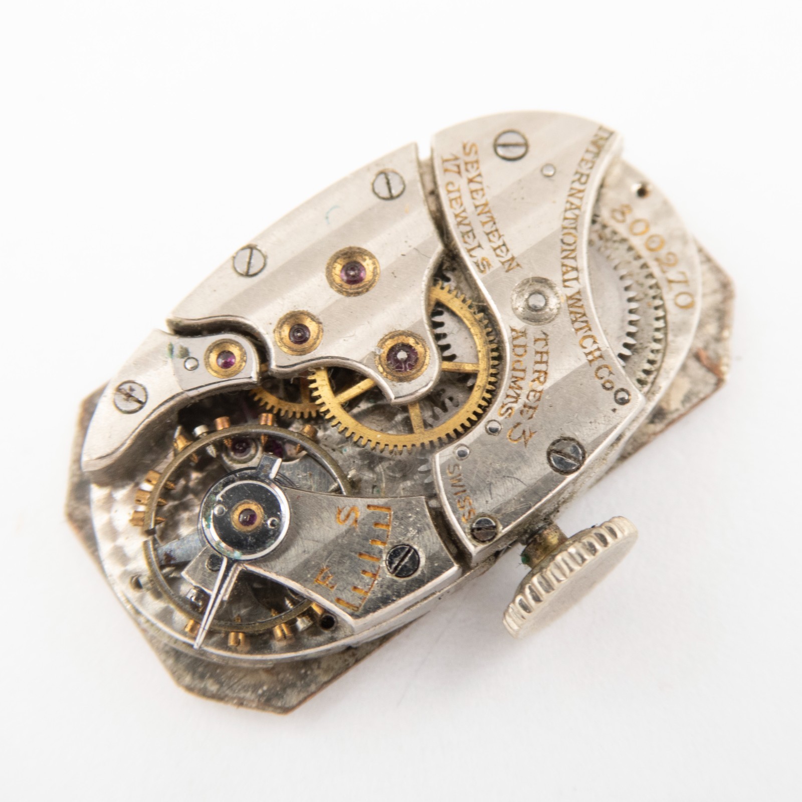 Vintage International Watch Co. IWC 12.5 x 21.9 x 4.1 mm Wristwatch Movement