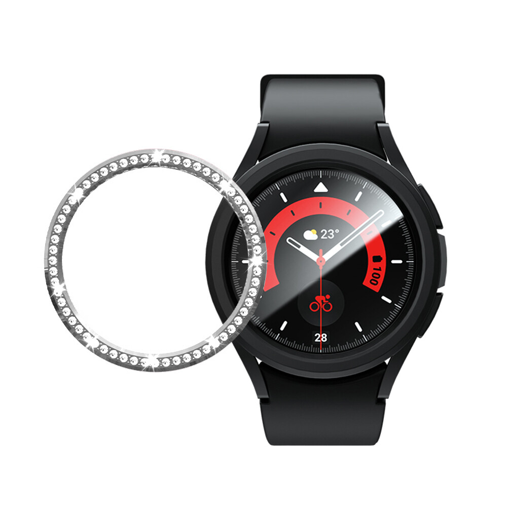 Diamond Bezel Styling Frame Ring Case Cover For Samsung Watch 6 Classic 43/47mm
