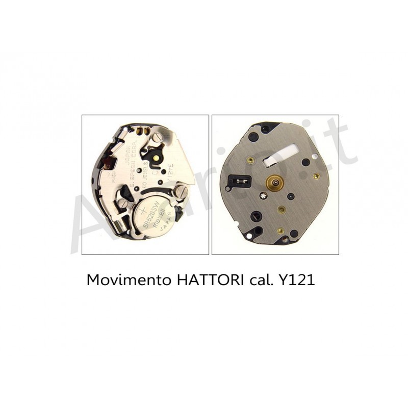 Movimento al quarzo HATTORI Y121 movement quartz Shiojiri TMI watch Japan Made