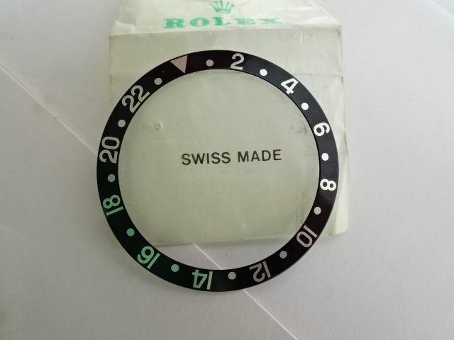 Genuine ROLEX GMT Master BLACK Inlay Bezel 16710 16700 16760 Insert new Conditio