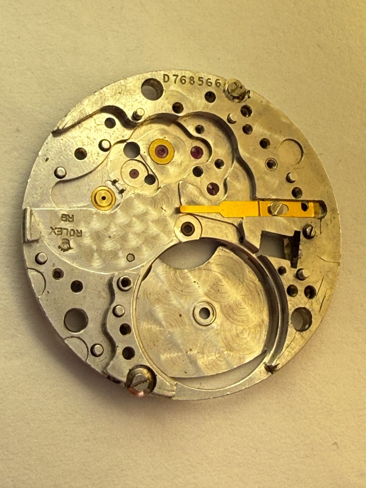 Genuine Rolex 1570 1530 1555 1556 Caliber Main Plate for Watch Movement perfect