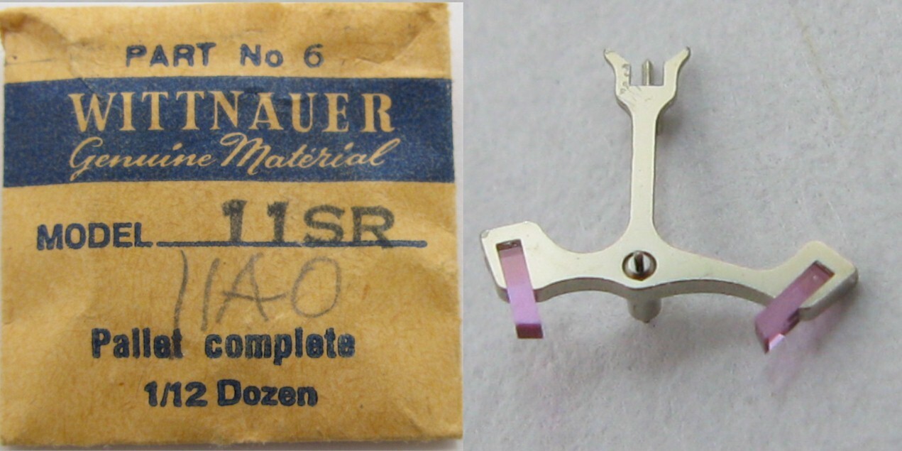 Wittnauer 11SR watch part anchor / pallet #710