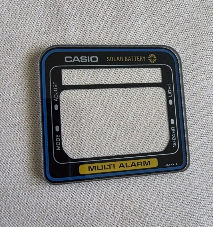 Vintage Casio W600 Watch Glass NOS