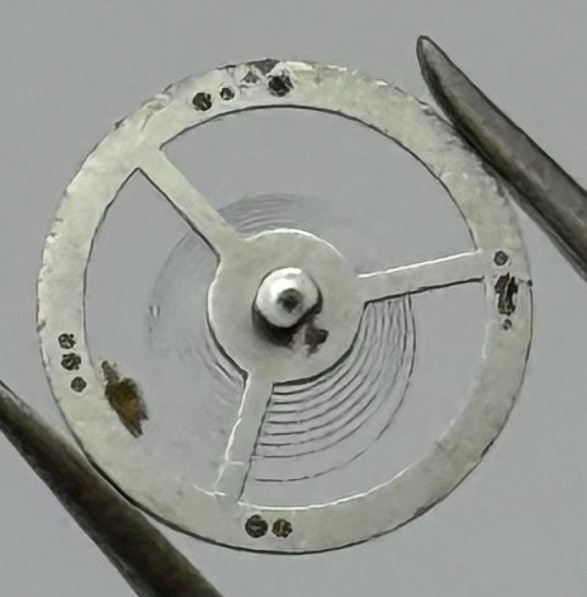 EB 8320 8321 8330 Balance Wheel Complete And Spring 6¾’’’ Watch Movements Parts