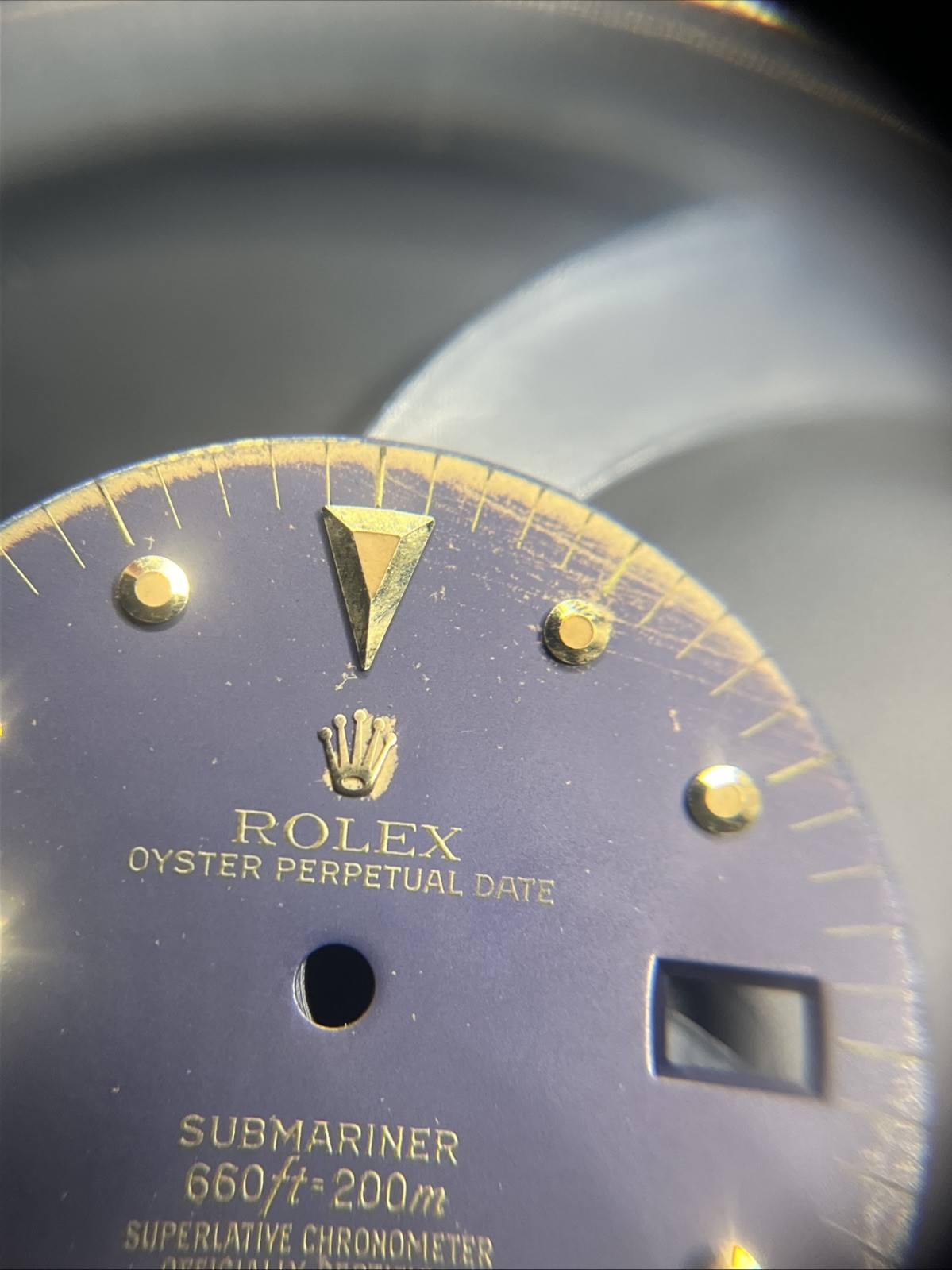Genuine Rolex Submariner 1680 Blue Nipple Dial