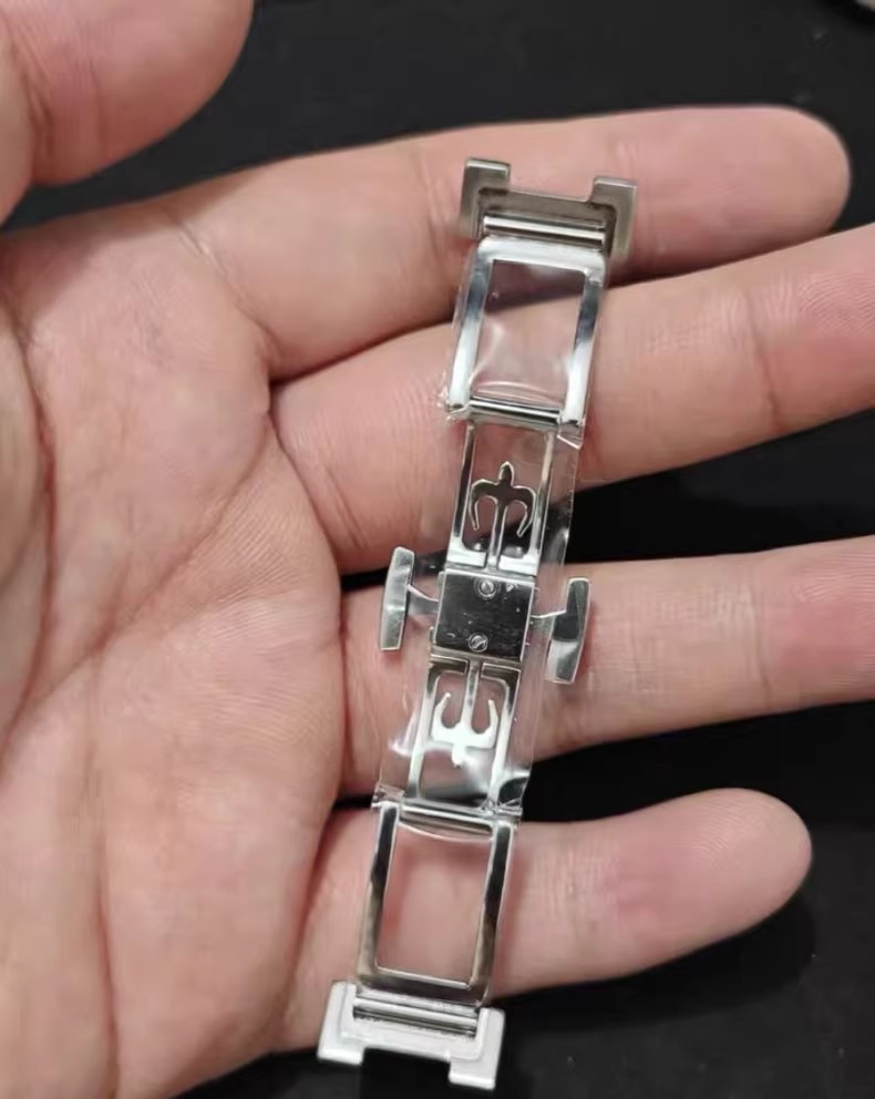 Compatible For with Patek Philippe 5712 steel bracelet with deployant clasp 16MM