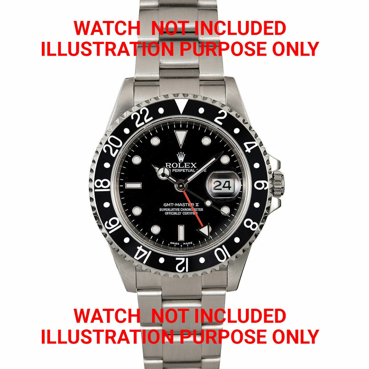 RETAINING + BEZEL+ INSERT FOR ROLEX NEW GMT 16700 16710 16713 16718 16760 BLACK
