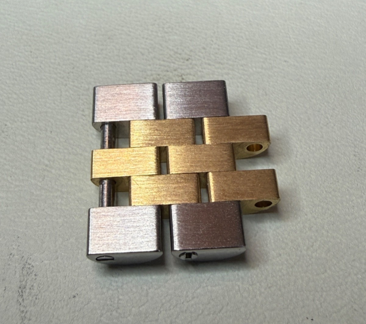 Authentic Rolex, 2 Jubilee Links, 18K Yellow Gold /SS, 16.1 mm (2 Links Only)
