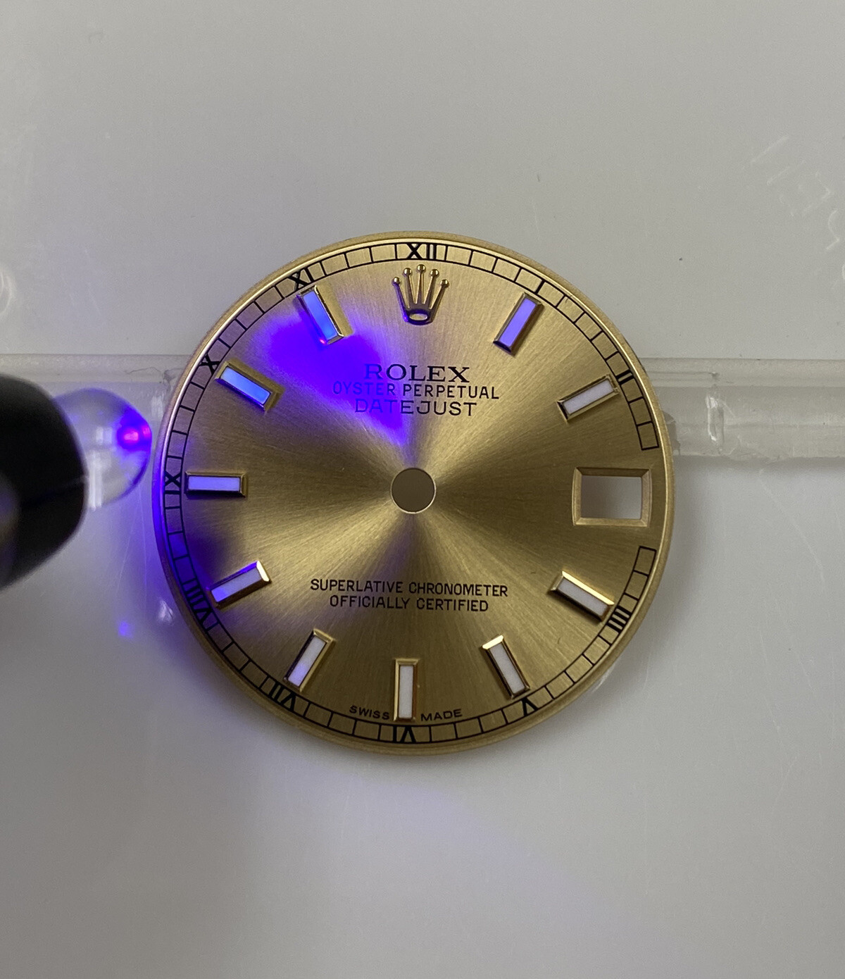 Genuine Rolex Midsize 31mm Datejust 178273 178243 Champagne Gold Luminous Dial