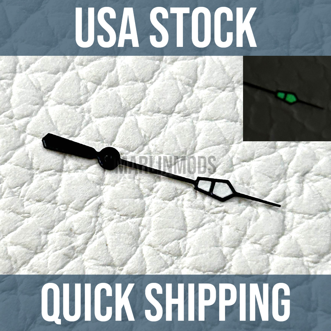 2X Black Marine Master MM300 Second Hand Mod SKX SRP for 7S26 NH35 4R36 Diver