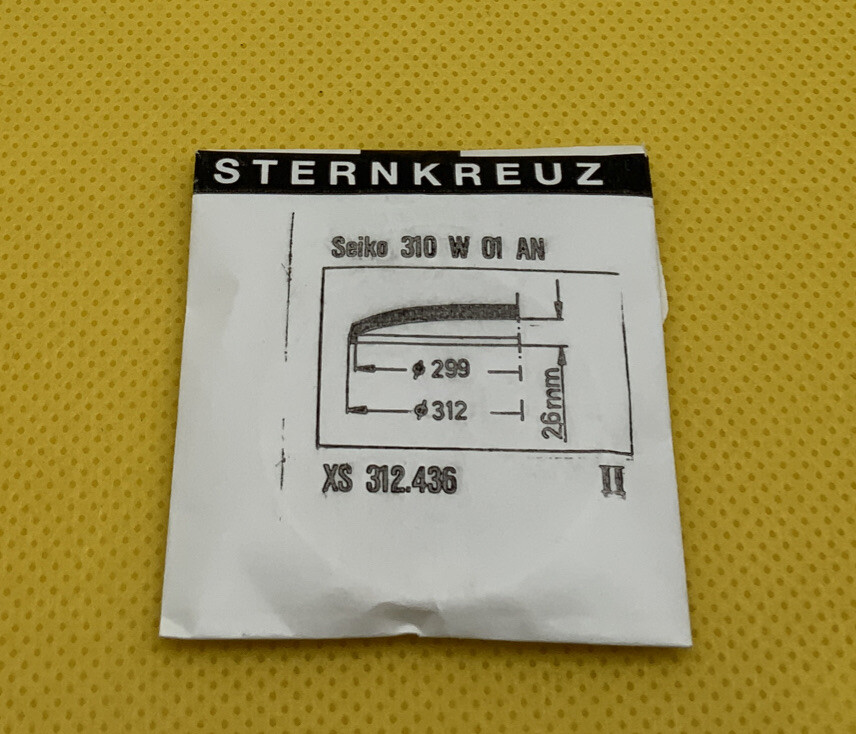 To Fit Seiko Crystal 310W01AN00 By Sternkreuz. NOS 310-315 R