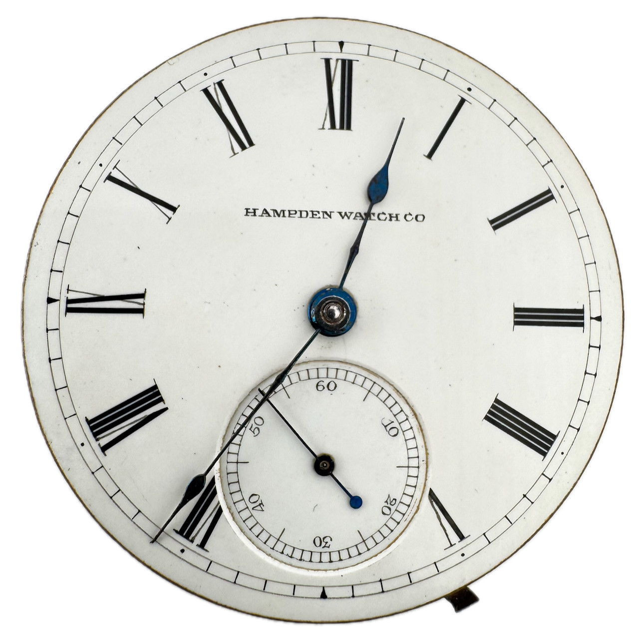 Antique 18s 1885 Hampden 7j Mechanical Pocket Watch Movement Springfield USA