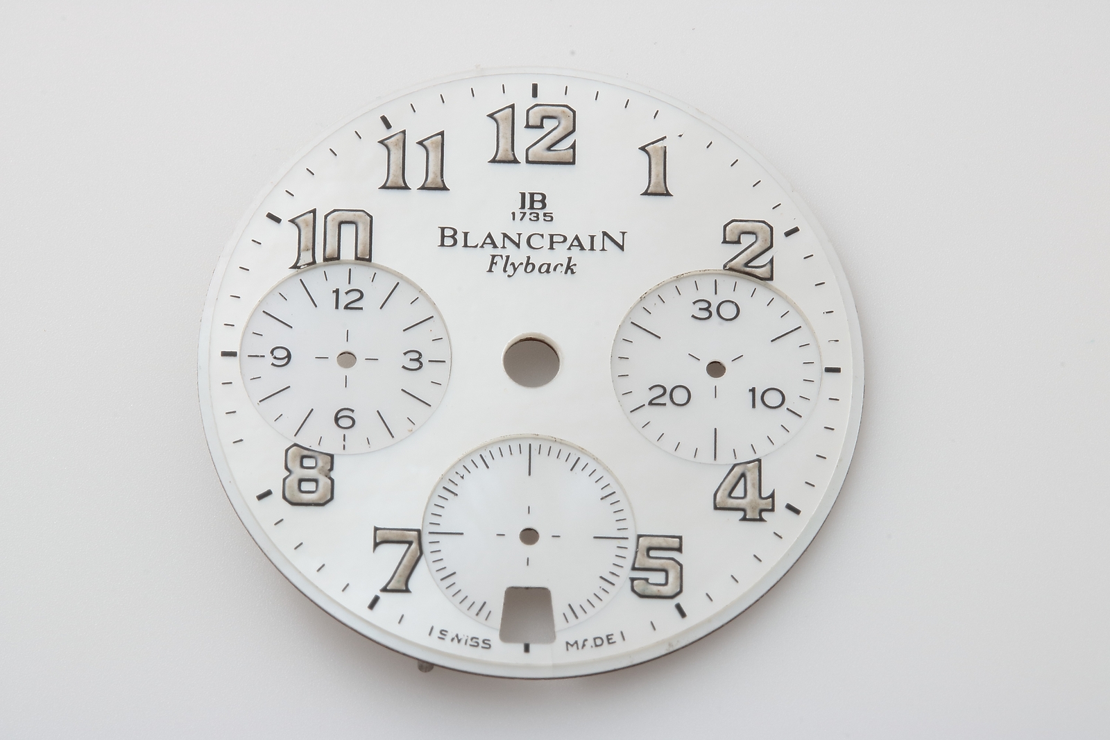 RARE Blancpain Flyback Chronograph Mother of Pearl Dial Watch Part WHITE MOP
