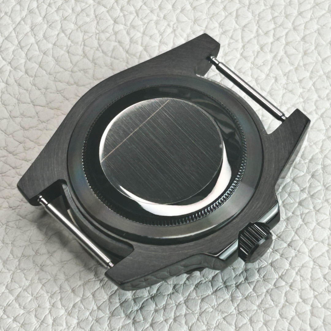 Black Watch Case 40mm PVD Steel Pepsi 20ATM for NH34 NH35 Sapphire Glass Mod