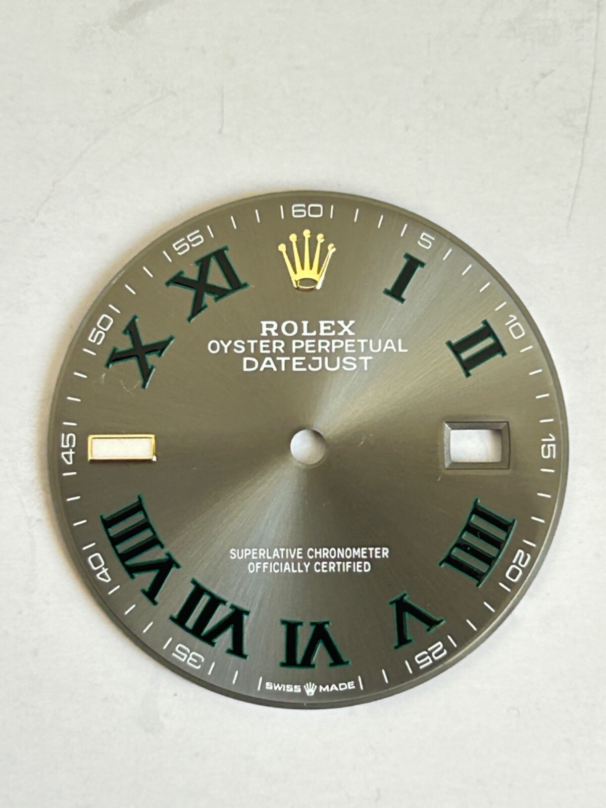 NEW Original Rolex Wimbledon 126231 Datejust 36mm Two-Tone Yellow Gold Dial