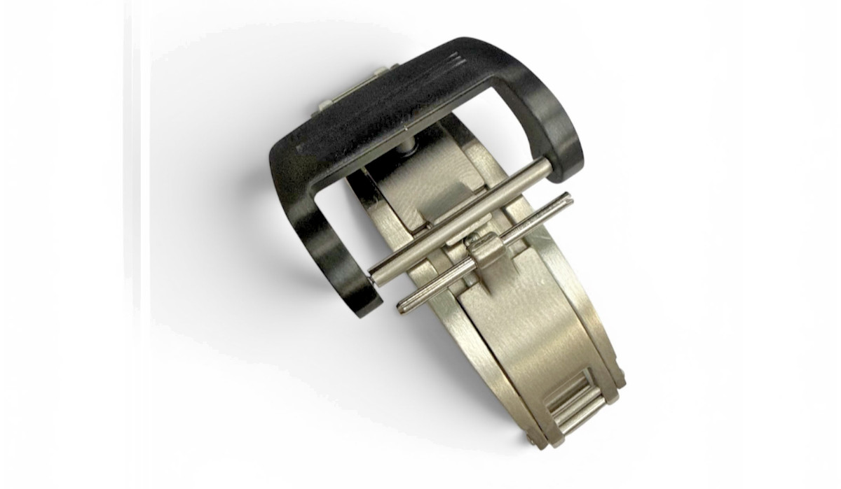 20mm BLACK Butterfly Clasp For Richard Mille RM011 035 055 Watch Strap