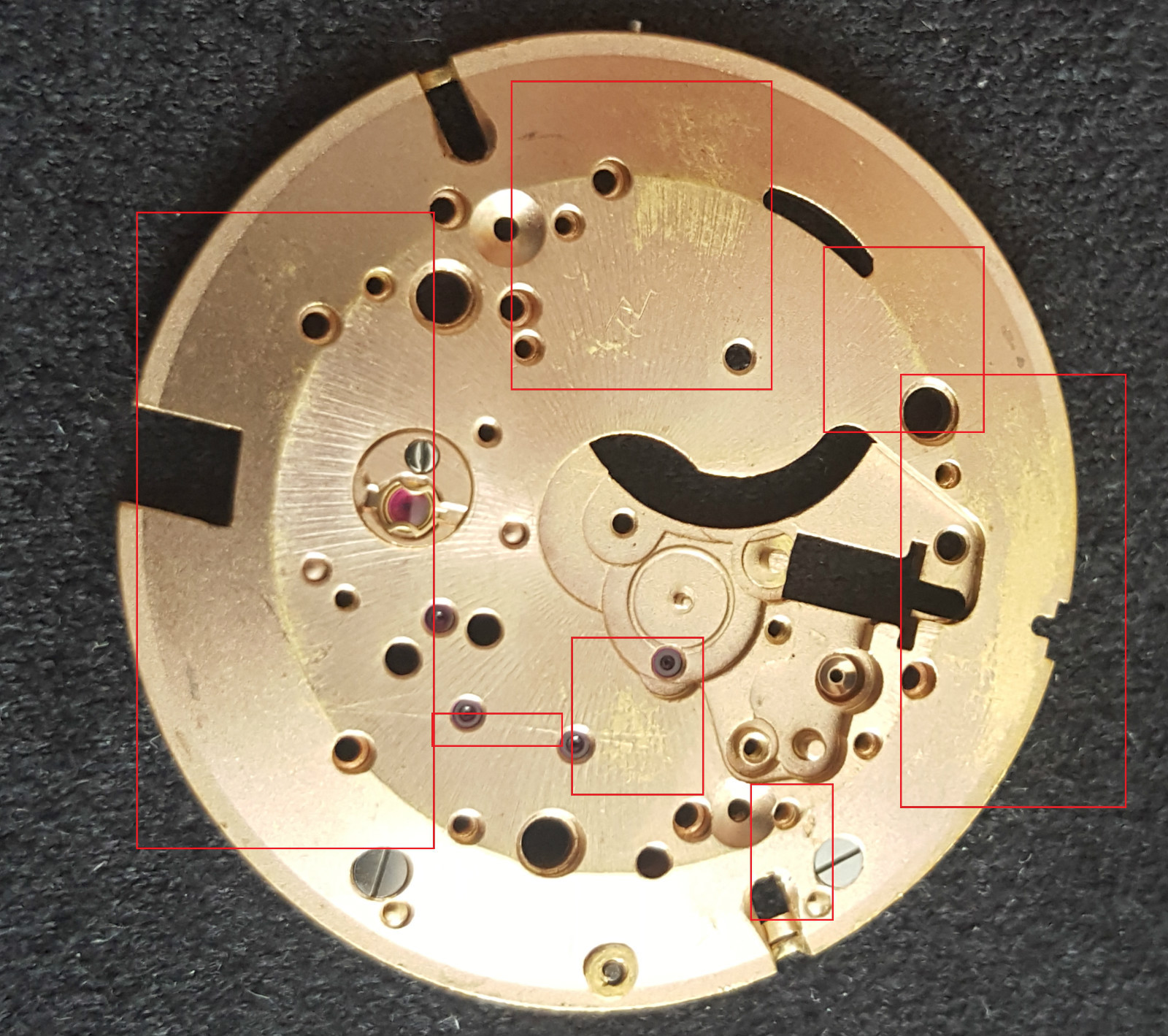 Omega Caliber 342 Part Number 1000 (Mainplate)