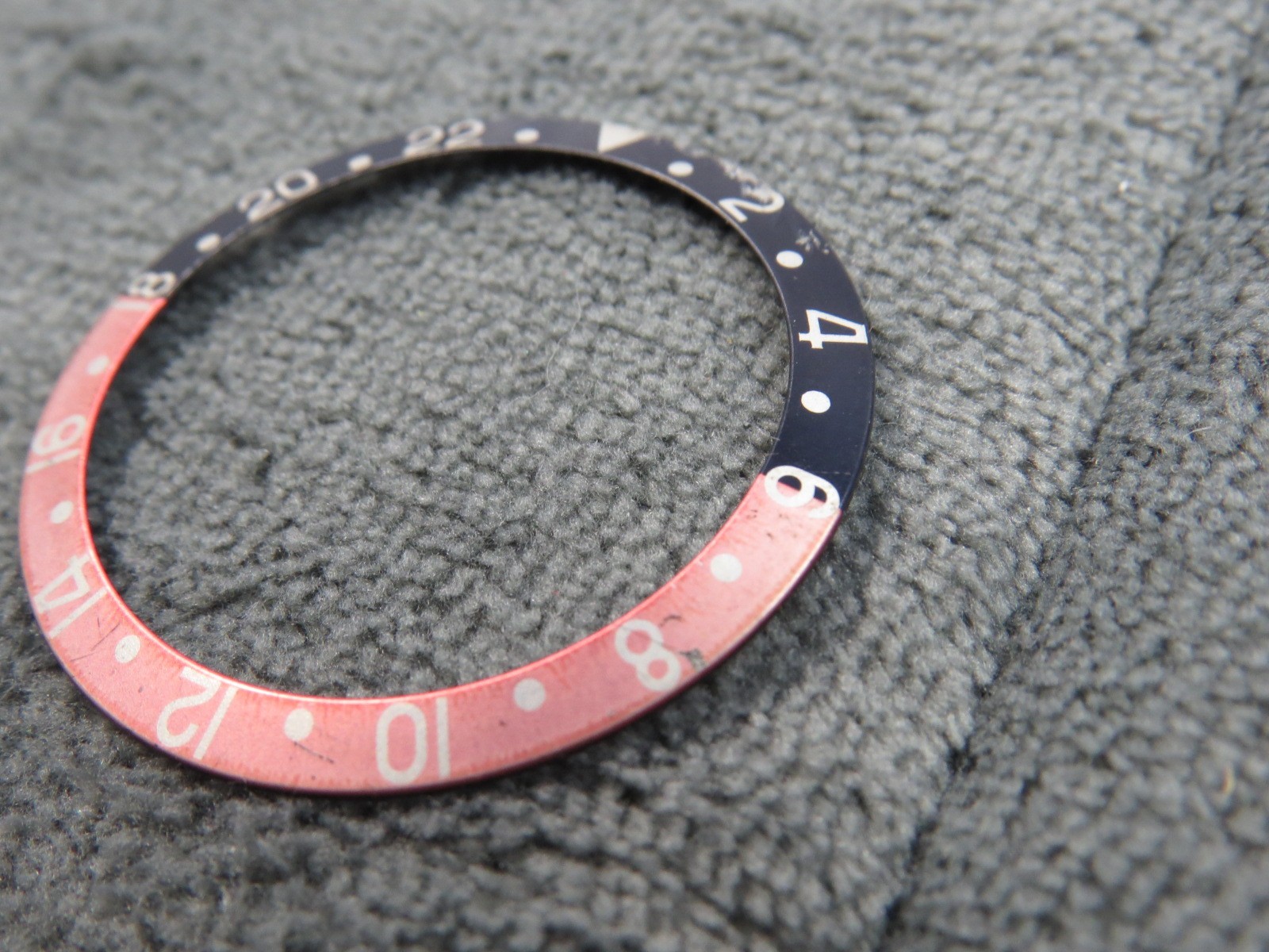 Genuine Rolex GMT MASTER 16700 16710 16760 Black/Red Bezel Faded