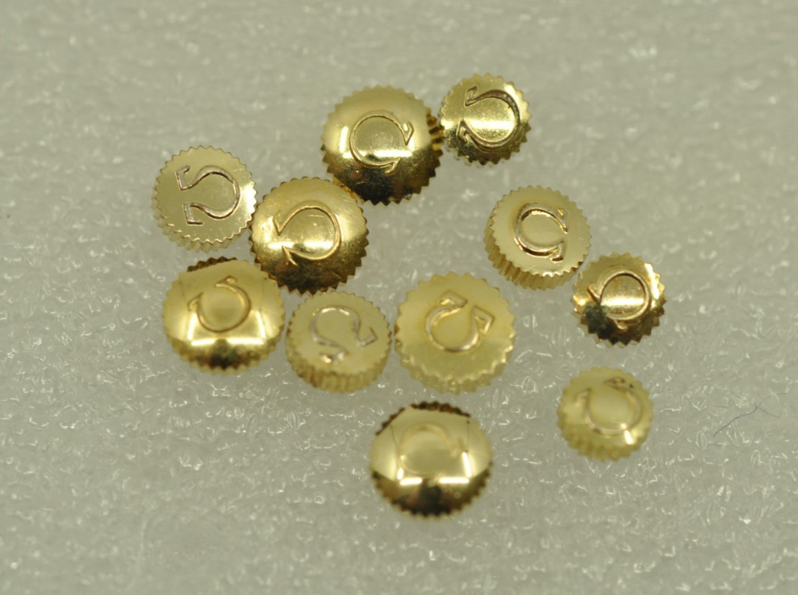 genuine omega watch crown dustproof vintage 3.2mm to 4.2mm – variations