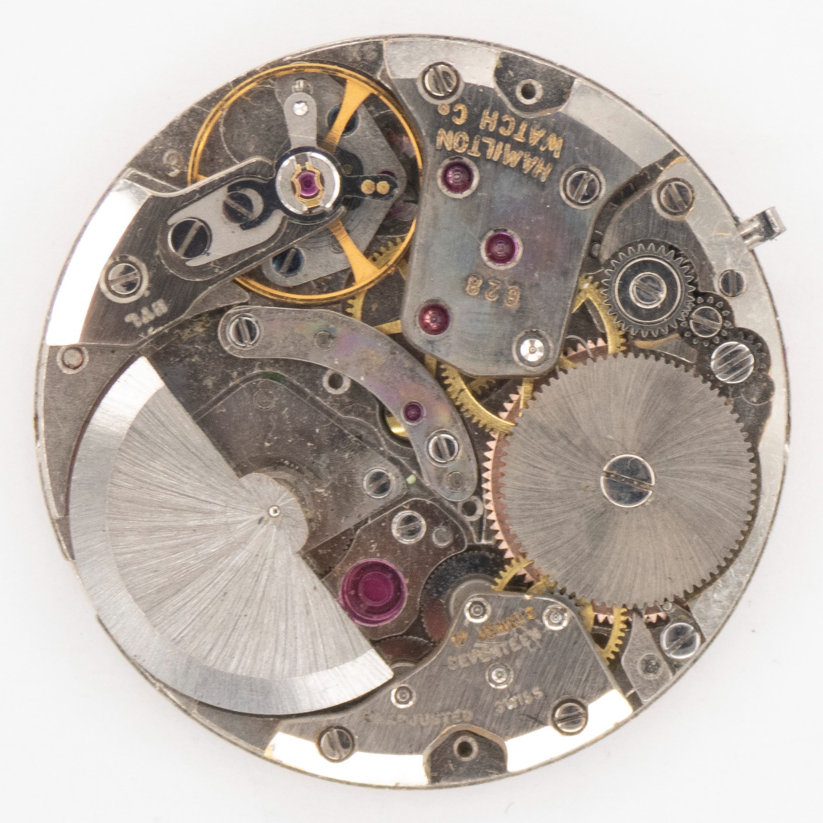 Vintage Hamilton Thin-o-matic Caliber 628 17-Jewel Automatic Wristwatch Movement