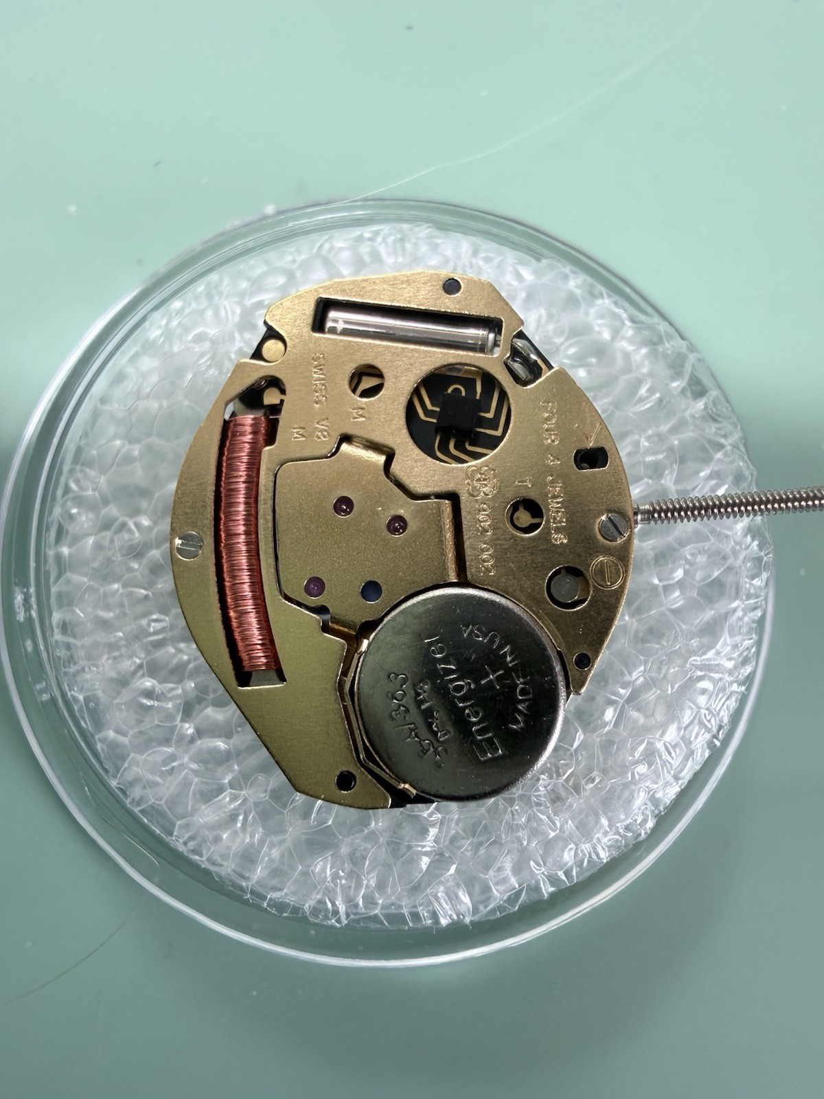 Watch Movement Quartz ETA 902.002 Working. USED.