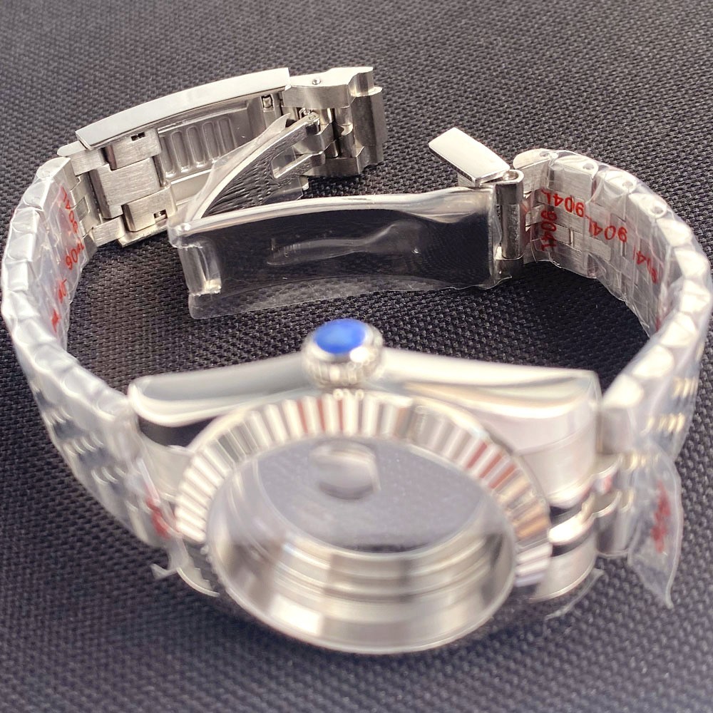 200M Dive 36mm 39mm Fluted Watch Case Sapphire Fit NH35 PT5000 Stainless Steel