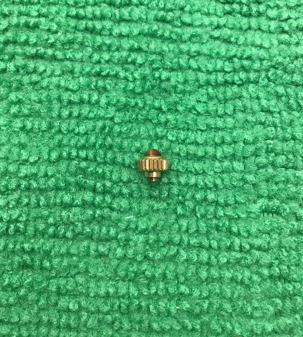 Genuine Omega Crown TIGER EYE 22060 NOS